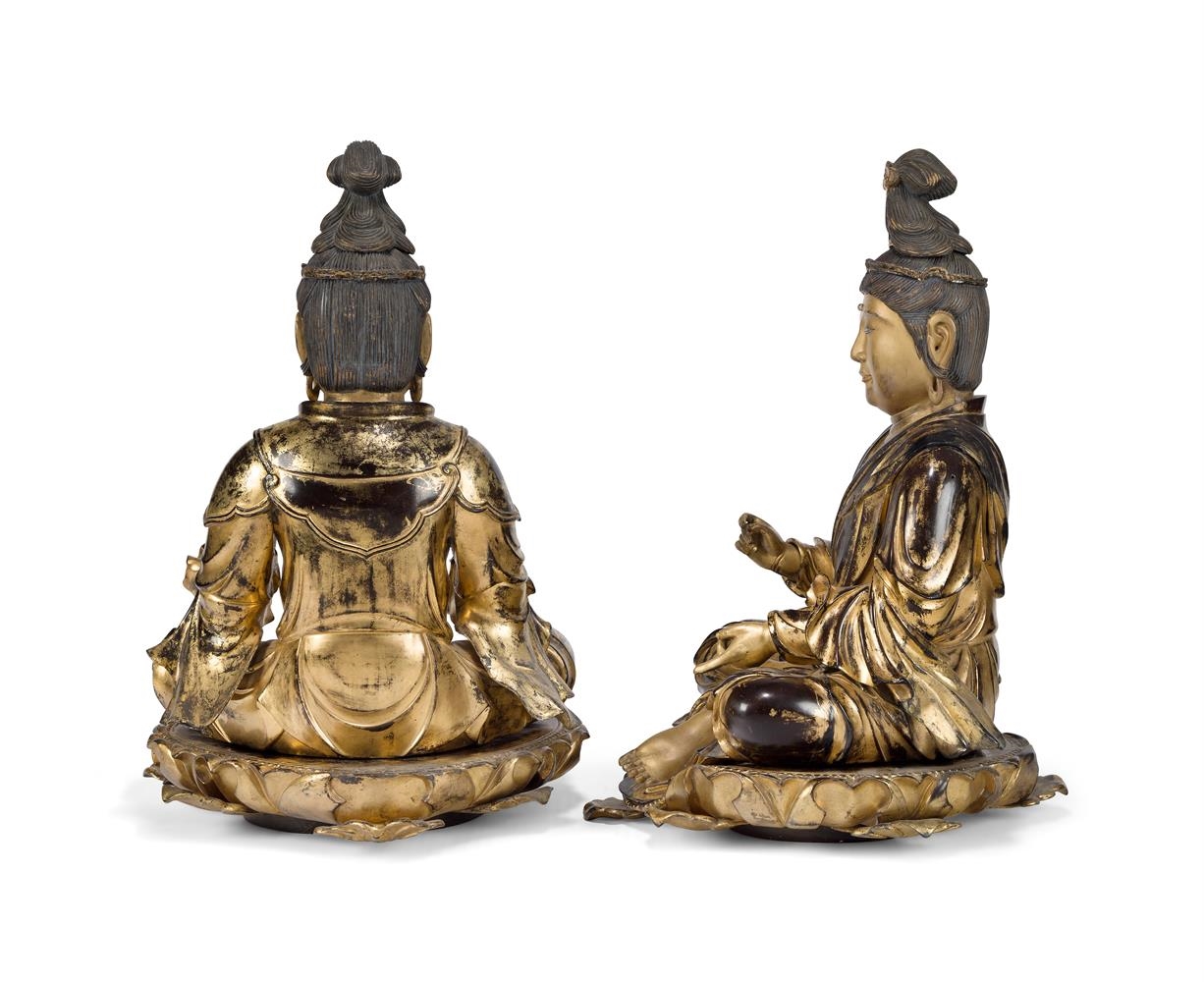 Japanese School, 18th Century | A PAIR OF GILT AND LACQUERED WOOD ...