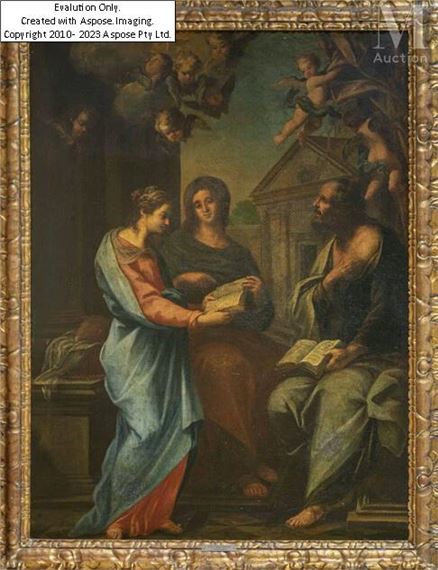 Michele Rocca | L'éducation de la Vierge (1666) | MutualArt