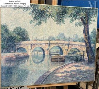 Vue du Pont-Royal - Caroline Harmington