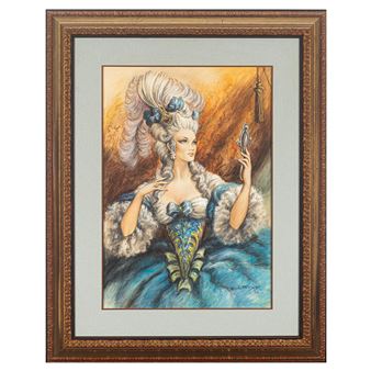 Dama dieciochesca - Emilio Freixas