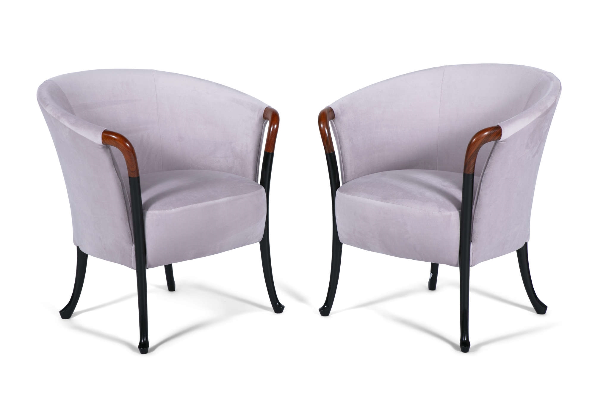 Artwork by Giorgetti, A pair of armchairs by Giorgetti. Italy, Made of Pair of armchairs