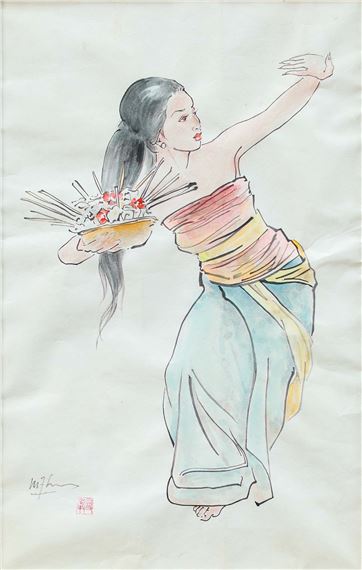 Balinese Dancer by Lee Man Fong