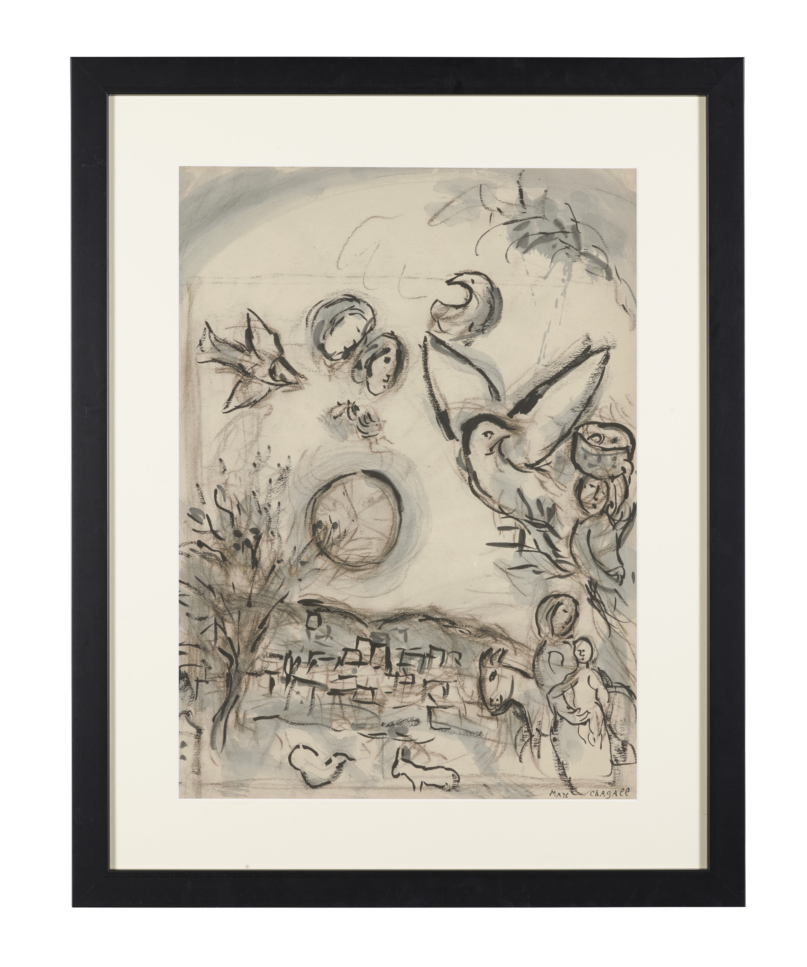 Marc Chagall | Autour de Vence (1960) | MutualArt