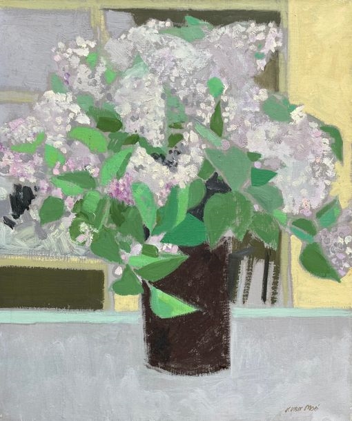 Artwork by Henri Van Moé, Henri Van Moé (1930-1989) Untitled (Bouquet), Oil on canvas Signed lower right H : 65x54 cm, Made of Oil on canvas