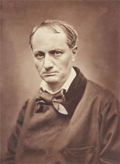 Etienne CARJAT (1828-1906) Portrait de Charles Baudelaire Retirage photographique sur papier 22.5 x 16.5 cm Veuillez demander les rapports de condition avant la vente : ils ne sont pas intégrés dans les fiches. by Etienne Carjat