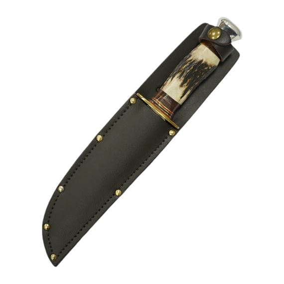 R Cooper | A small bowie knife by R. Cooper in its leather sheath ...