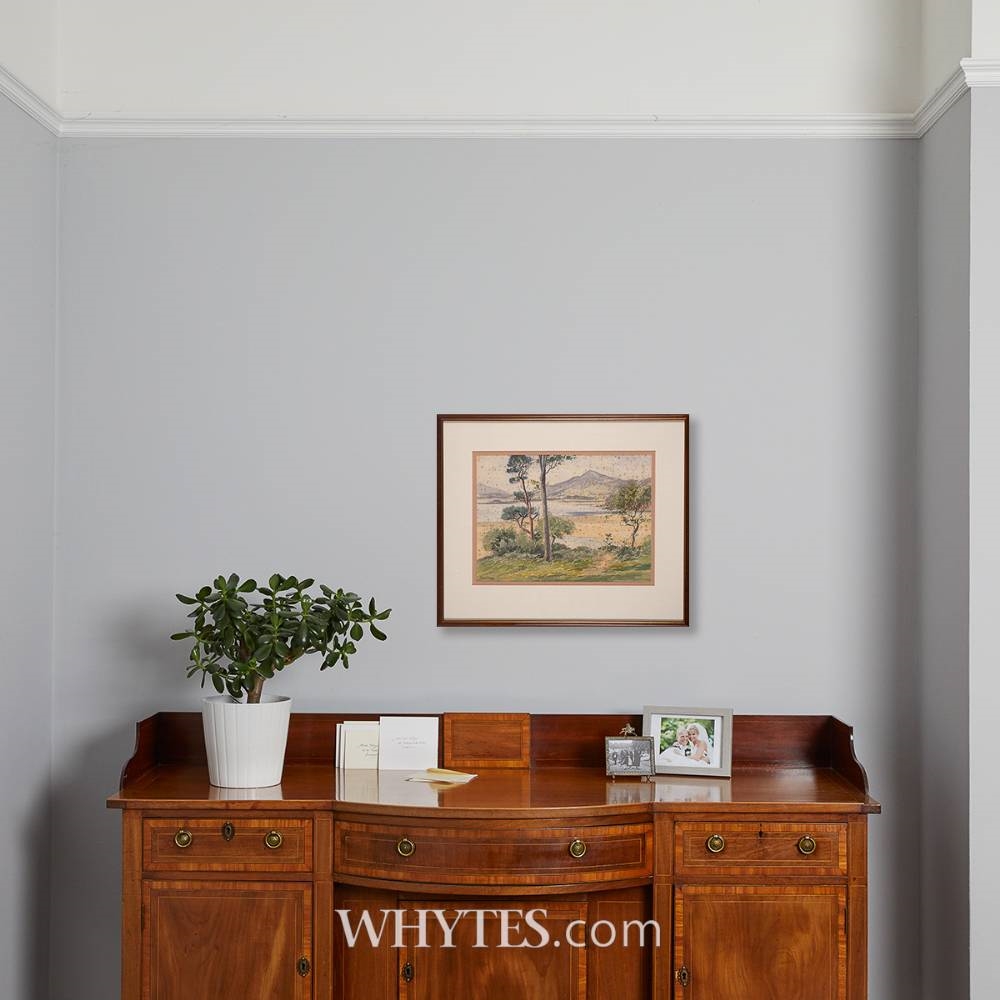 Artwork by Theodore James Gracey, LAKE SCENE, Made of watercolour