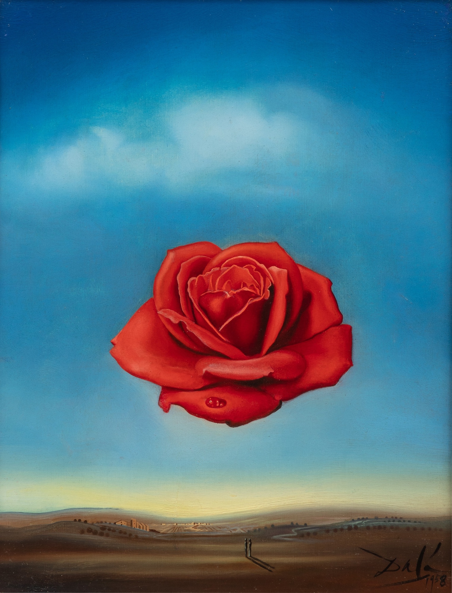 Artwork by Salvador Dalí, Rose méditative, Made of oil on canvas
