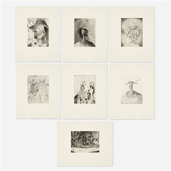 George Condo | Untitled (seven works) (1989) | MutualArt