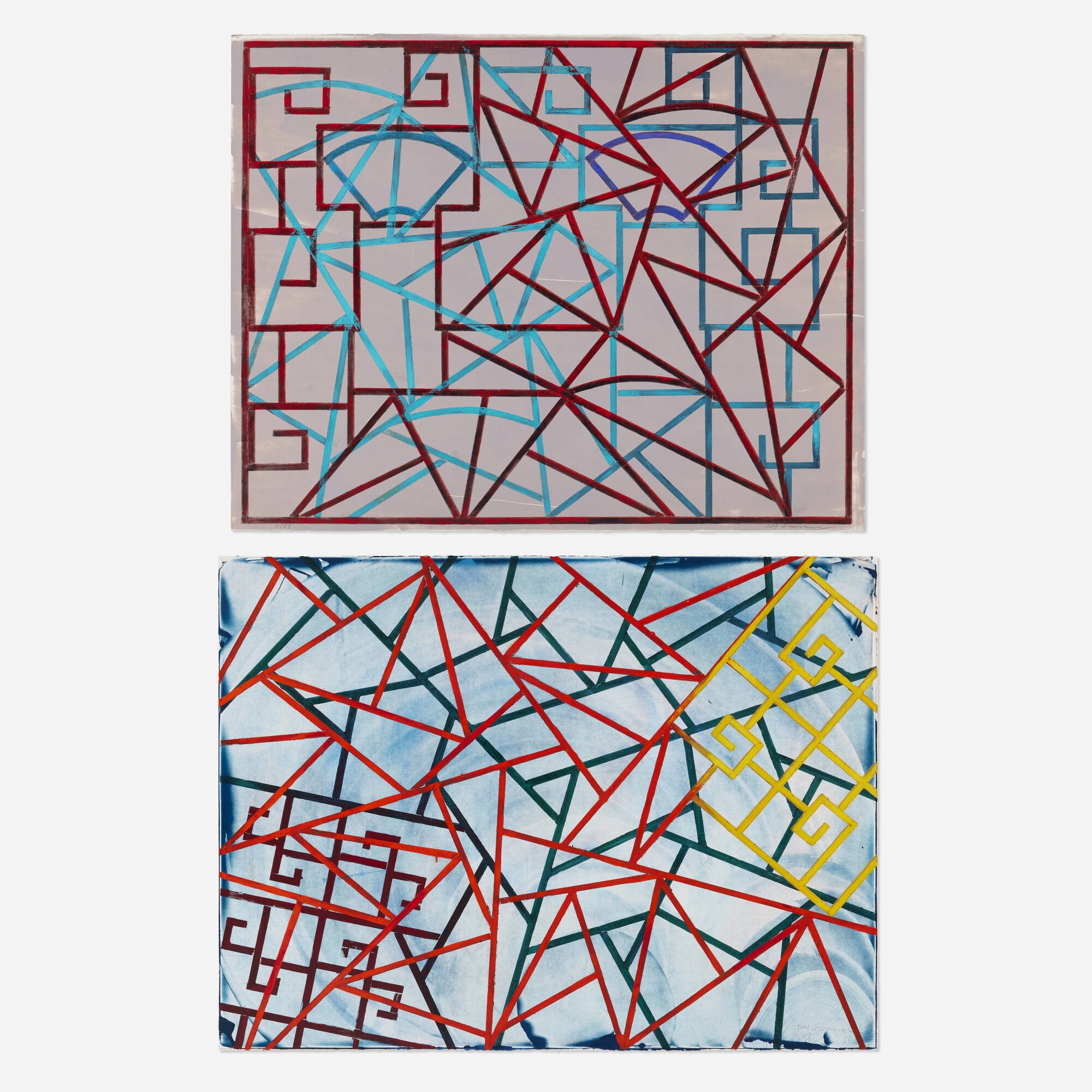Don Gummer | Untitled (two works) (1989) | MutualArt