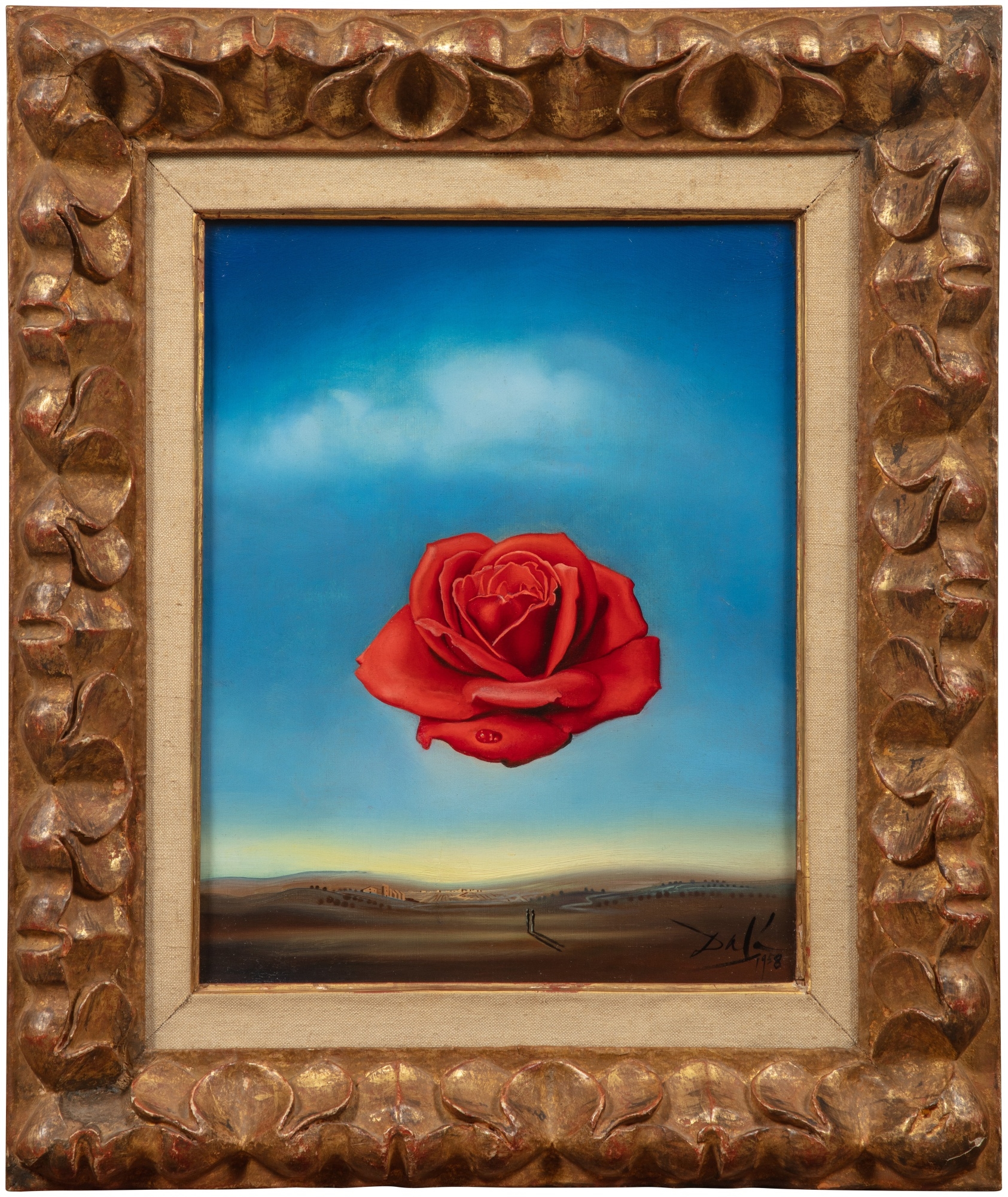 Artwork by Salvador Dalí, Rose méditative, Made of oil on canvas