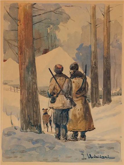 MYŚLIWI - Józef Wodziński