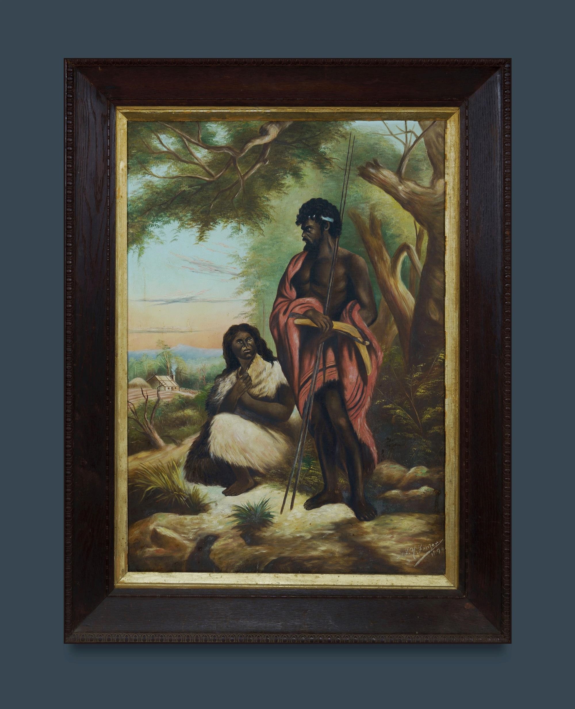 Samuel W. Calvert | The Return to the Old Hunting Grounds (Circa 1875 ...