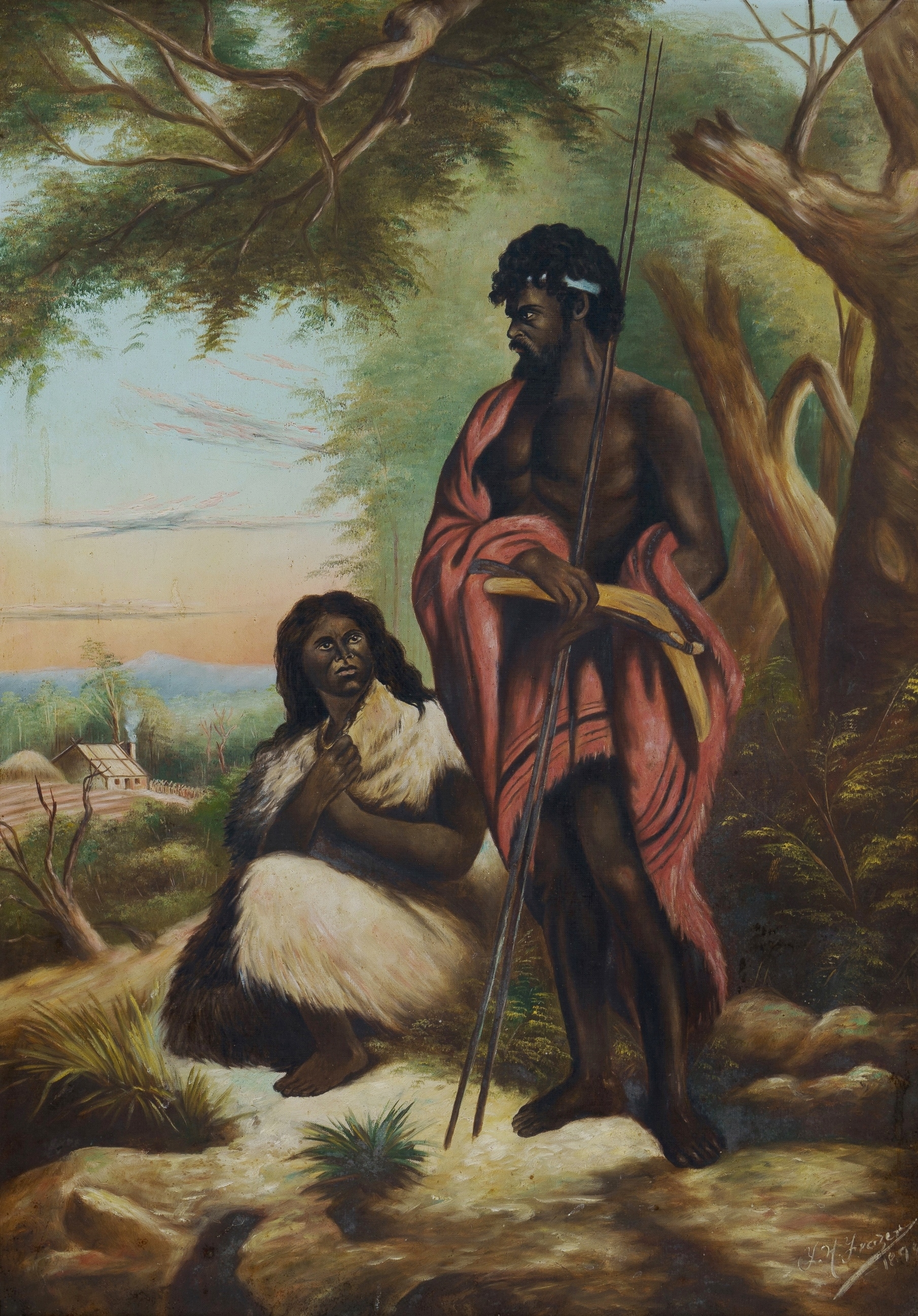 Samuel W. Calvert | The Return to the Old Hunting Grounds (Circa 1875 ...