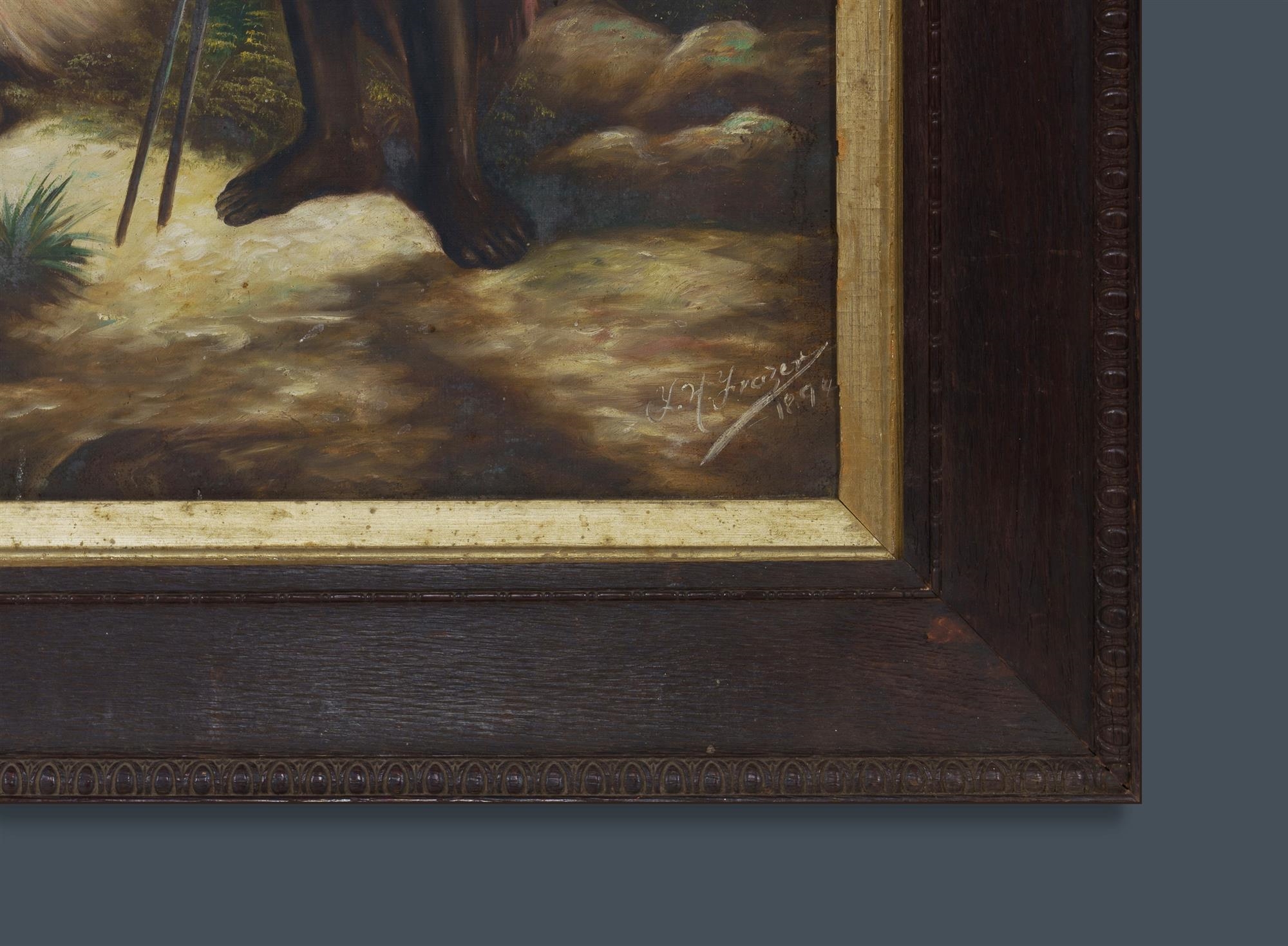 Samuel W. Calvert | The Return to the Old Hunting Grounds (Circa 1875 ...