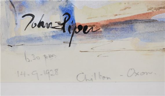 John Piper | John Piper (1903-1992) ink and watercolour of St. Mary’s ...