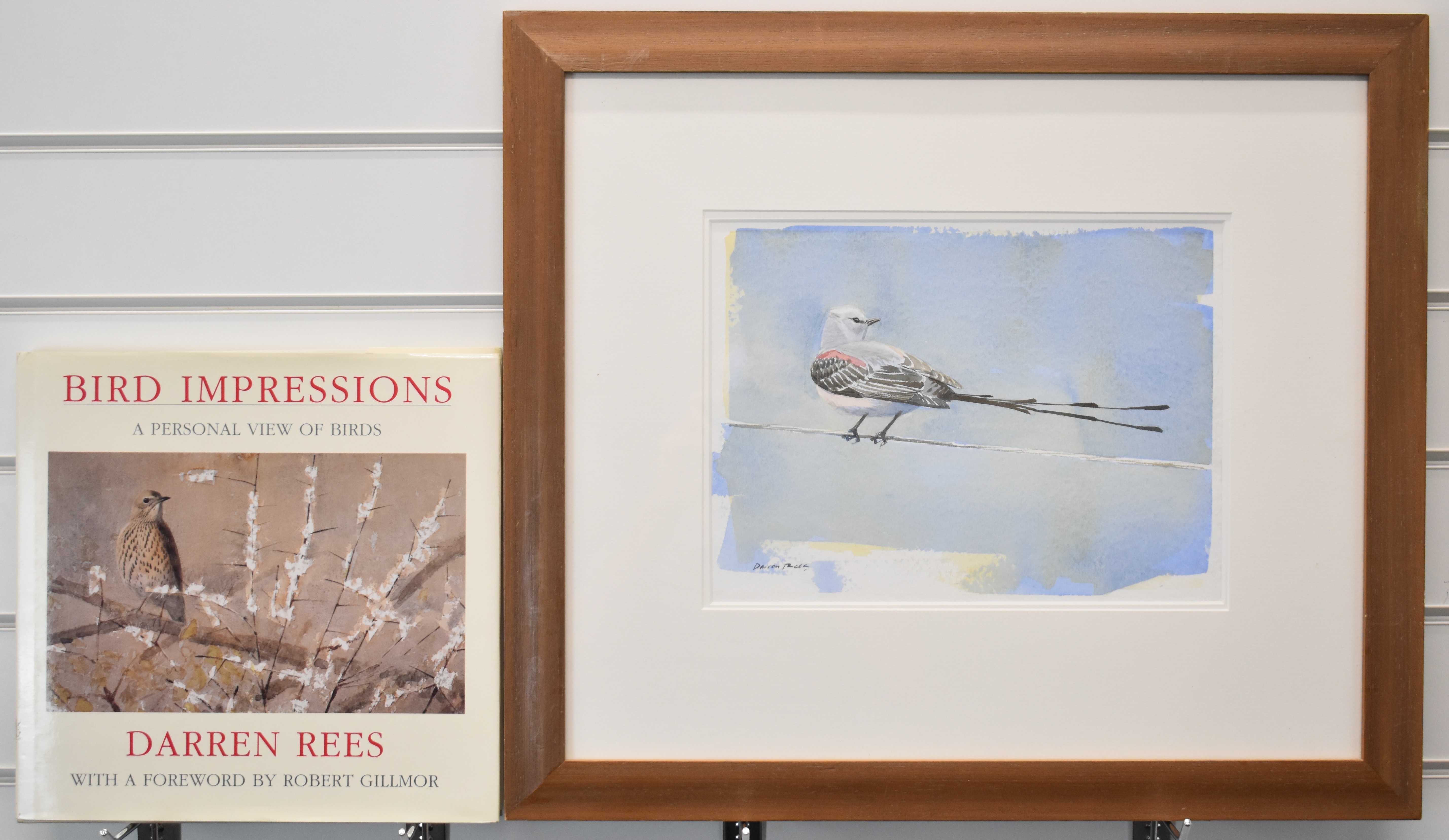 Darren Rees | Darren Rees (British b1961) watercolour scissor tailed ...