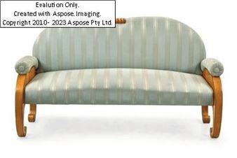Viennese Biedermeier Settee, - Wiener Biedermeier