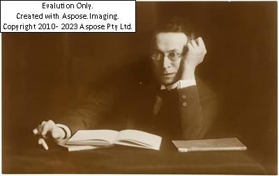 (Berlin 1887-nach dem 19. April 1943 in Auschwitz-Birkenau umgekommen) Portrait Karl Kraus - Charlotte Joel-Heinzelmann