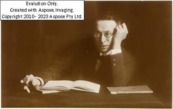 (Berlin 1887-nach dem 19. April 1943 in Auschwitz-Birkenau umgekommen) Portrait Karl Kraus - Charlotte Joel-Heinzelmann