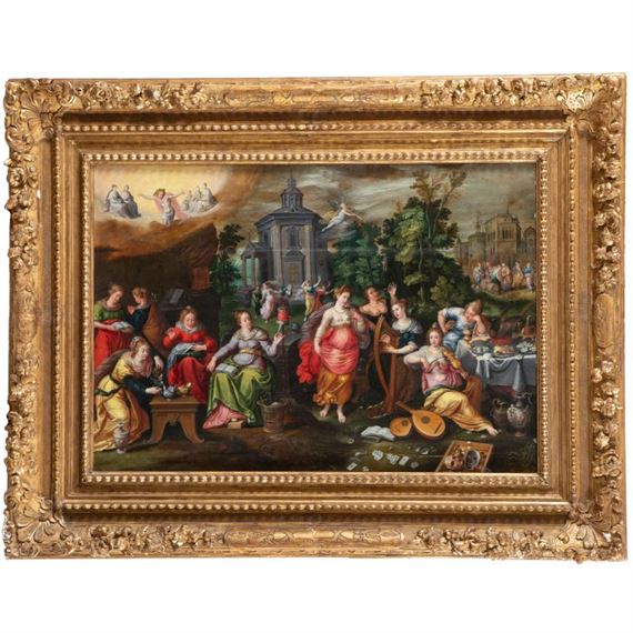 Parábola de las vírgenes necias y prudentes - Pieter Lisaert III