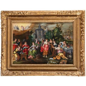 Parábola de las vírgenes necias y prudentes - Pieter Lisaert III