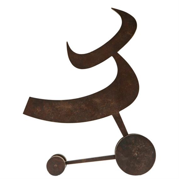 JORDI TACHÉ Toro. La embestida"". 1998 Hierro y oxidación Múltiple Medidas: 27 x 22 x 4 cm."" by Jordi Taché, 1998