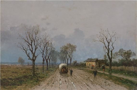 WIEJSKA DROGA by Aleksander Piotr Swieszewski