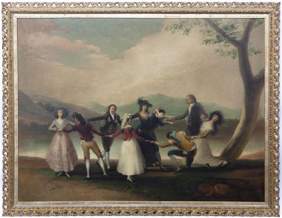 Francisco José de Goya y Lucientes | LA GALLINITA CIEGA, COPIA DEL ...
