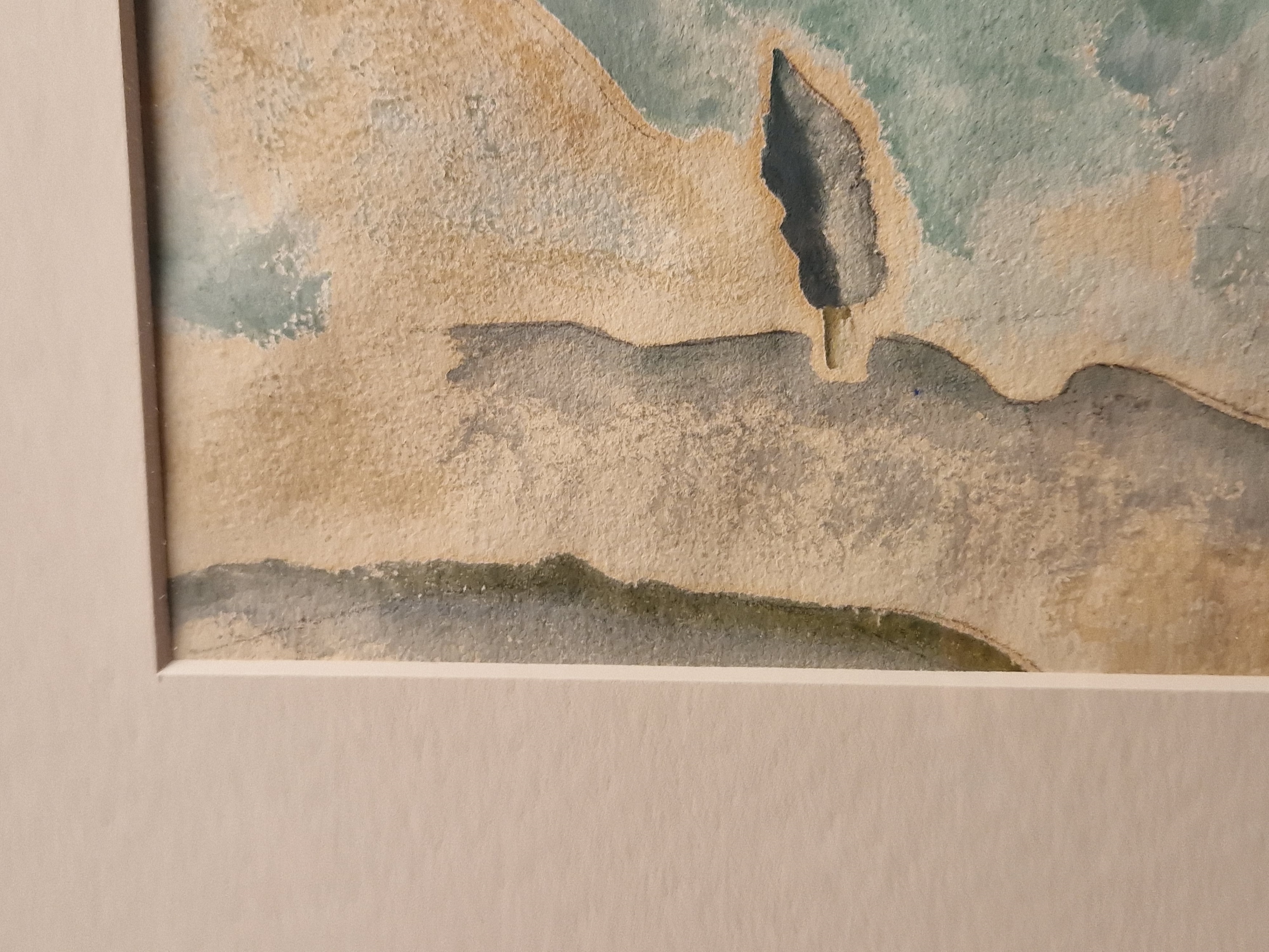 Artwork by Catherine Giles, Catherine Giles (1878-1955, Made of gouache