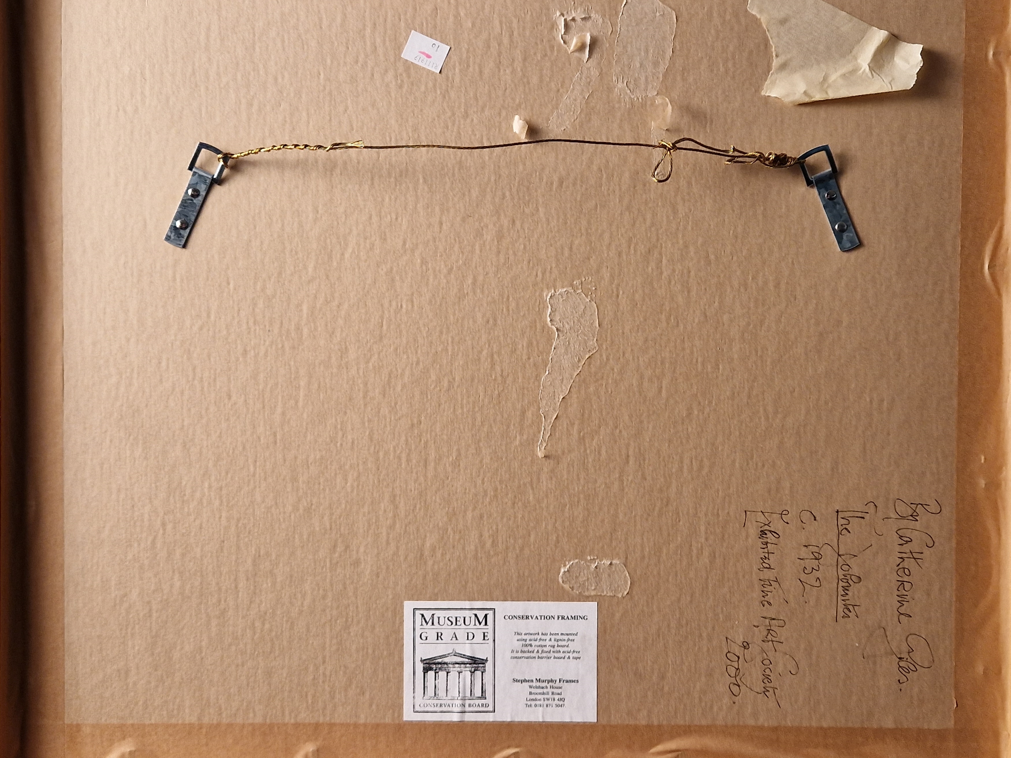 Artwork by Catherine Giles, Catherine Giles (1878-1955, Made of gouache