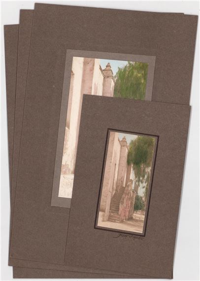 Four Fred Martin (California) Hand Colored Photos - Fred Martin