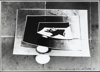 Untitled; Photographien: &quot;Bilder, die im Wege sind&quot;, Druck: &quot;3.Zufall&quot; - Wolf Kahlen