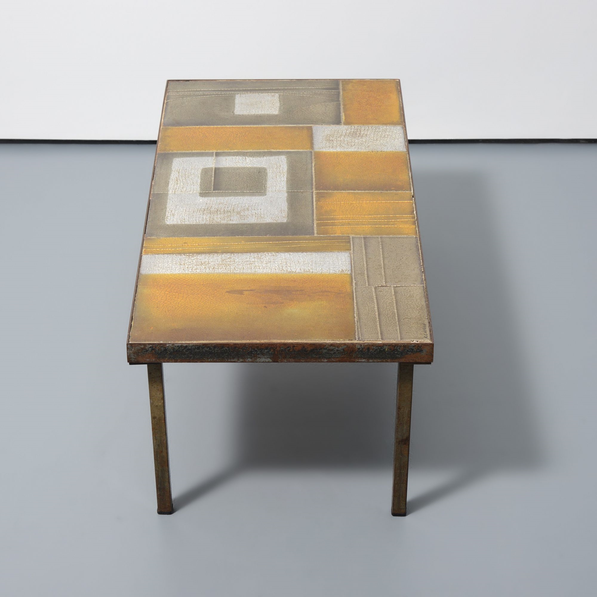 Roger Capron | Roger Capron Tile Top Table | MutualArt