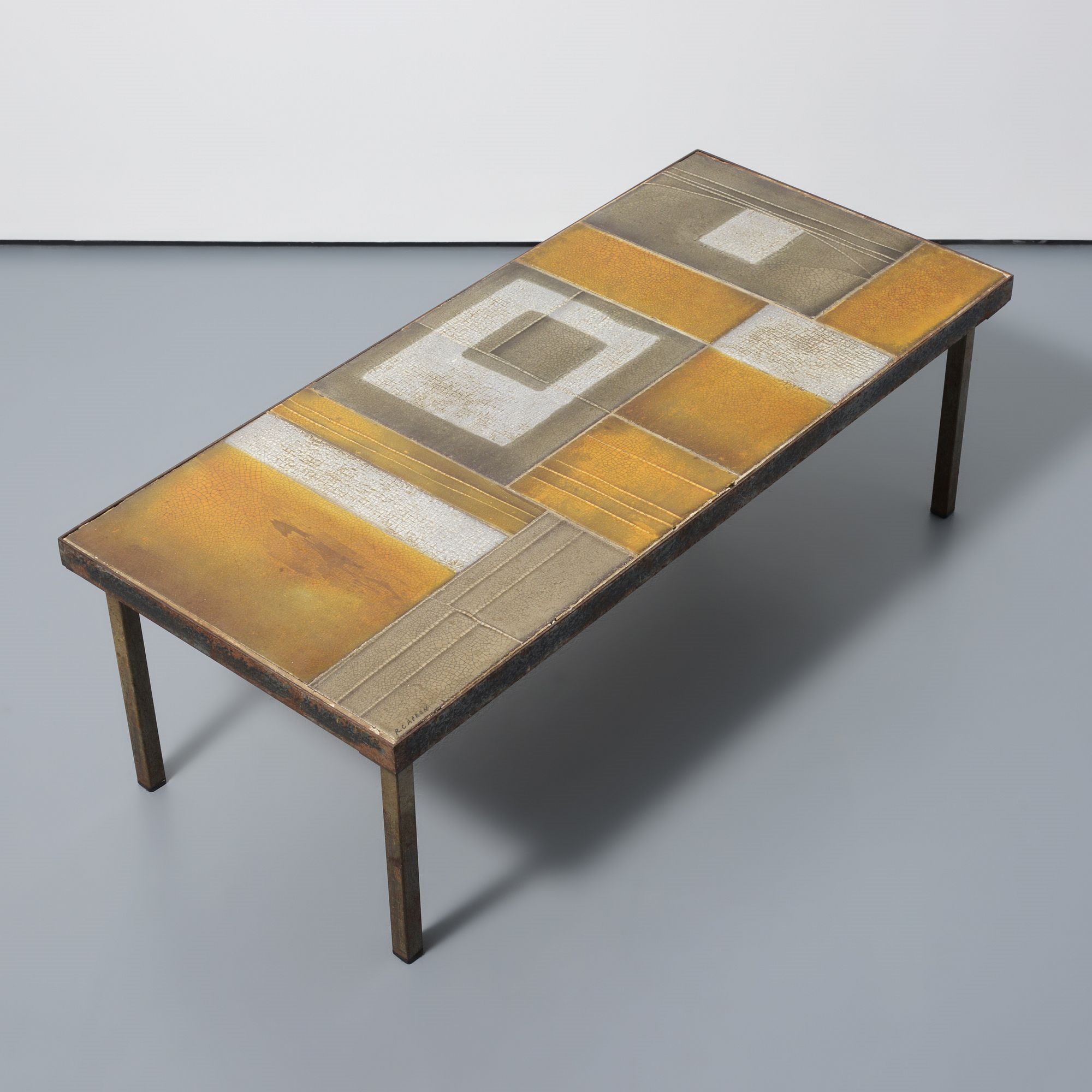 Roger Capron | Roger Capron Tile Top Table | MutualArt
