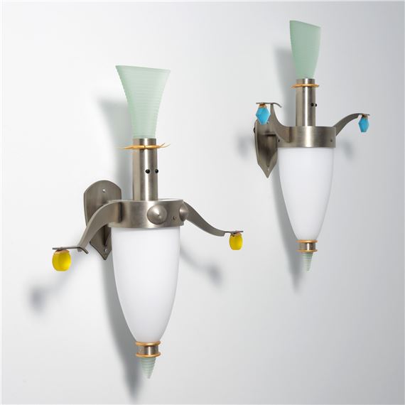 Pair of Dan Dailey FANFARE Sconces by Dan Dailey, 2006