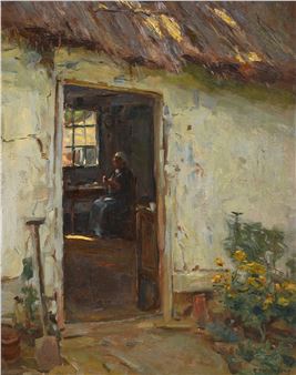 By the Window - Frank Townsend Hutchens