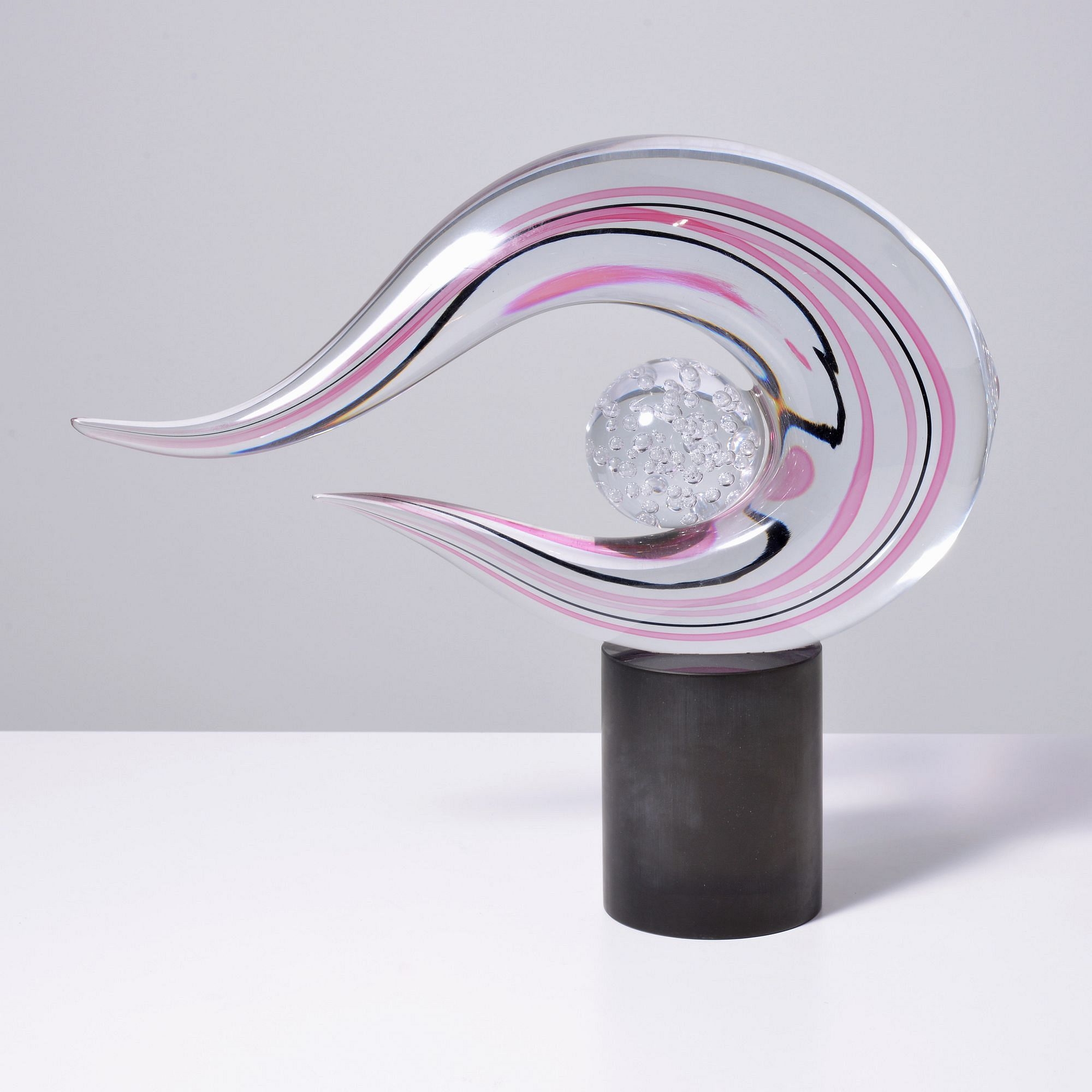 Elio Raffaeli | Large Murano Sculpture, Manner of Elio Raffaeli, 17.5H ...