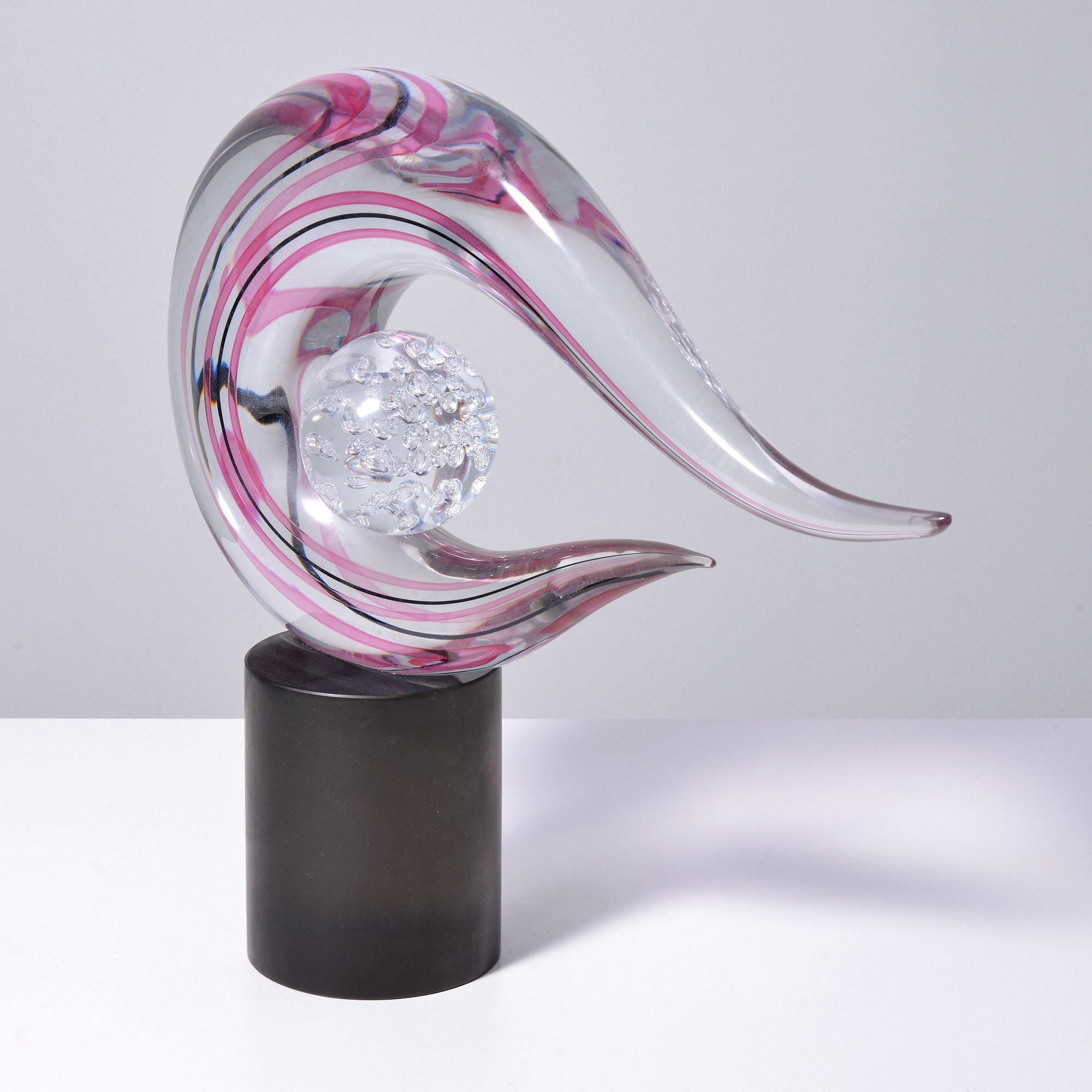 Elio Raffaeli | Large Murano Sculpture, Manner of Elio Raffaeli, 17.5H ...