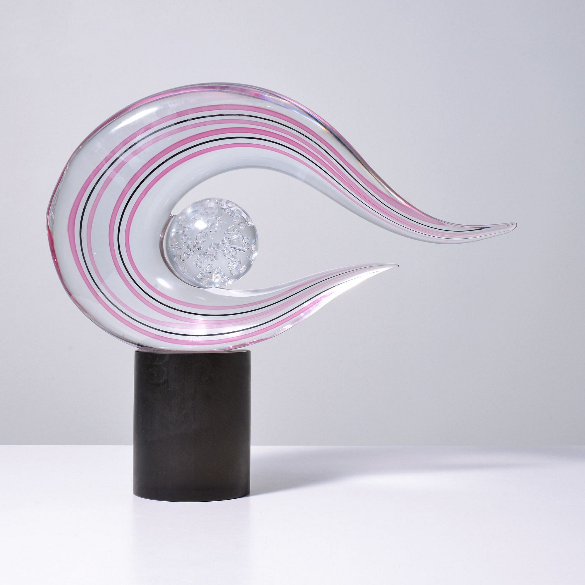 Elio Raffaeli | Large Murano Sculpture, Manner of Elio Raffaeli, 17.5H ...