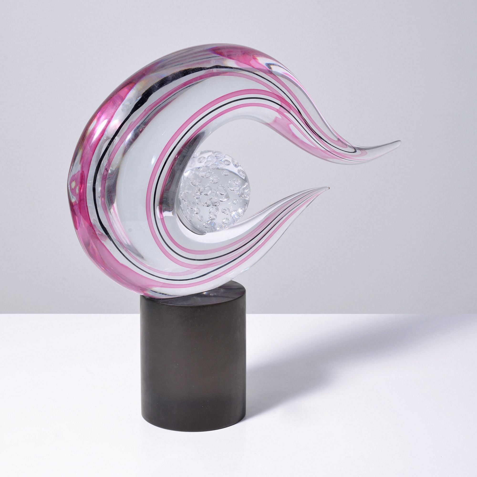 Elio Raffaeli | Large Murano Sculpture, Manner of Elio Raffaeli, 17.5H ...