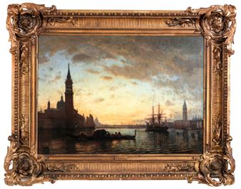 Veduta di Venezia - Félix Ziem