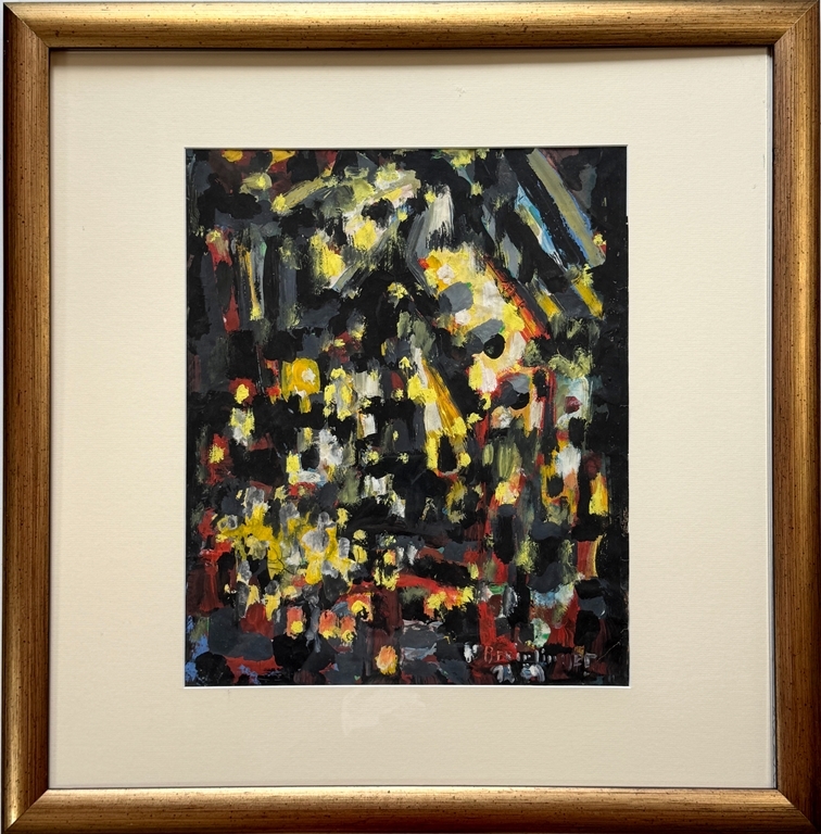 Artwork by Hans Breinlinger, "untitled", Made of mixed media on paper