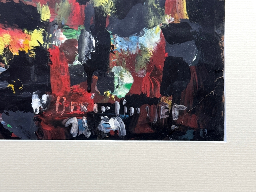 Artwork by Hans Breinlinger, "untitled", Made of mixed media on paper