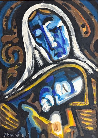 "Pietà" by Hans Breinlinger, dated 1957