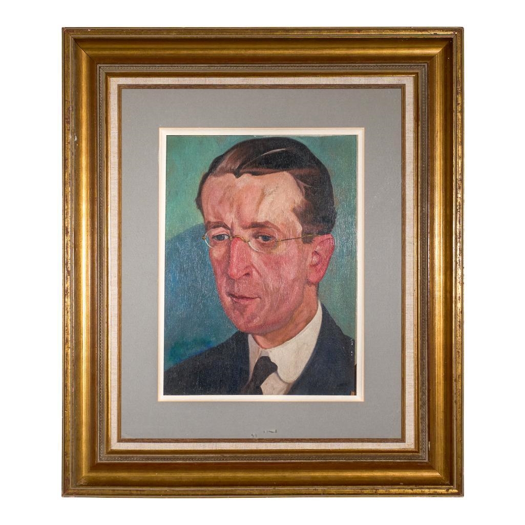 Harry Kernoff | Portrait of a stately gentleman | MutualArt