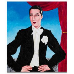 Portrait of Miss F. K. I by Tadanori Yokoo, 1966