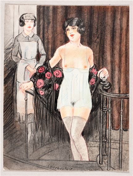 Des filles de maisons closes by Leon Courbouleix, C. 1935