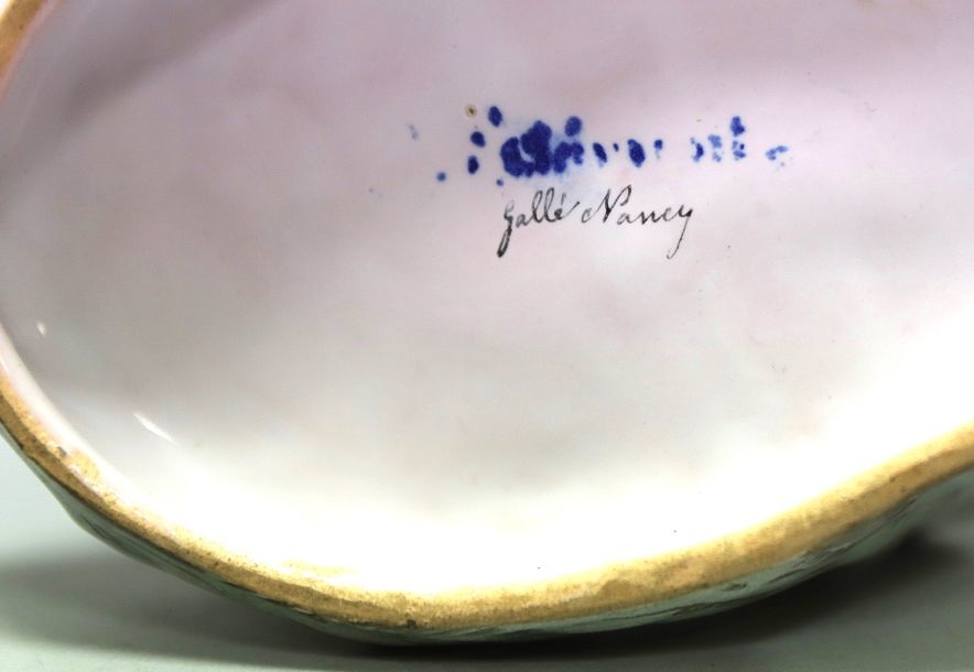 Emile Gallé | RABBIT in polychrome earthenware, sulfide eyes | MutualArt