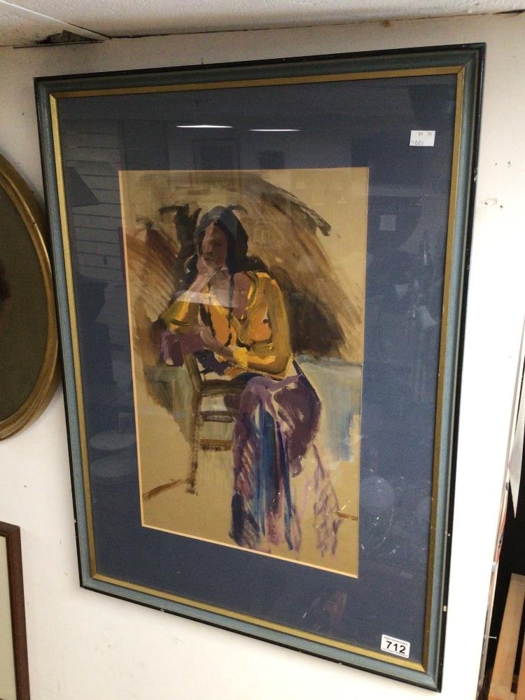 Artwork by Peggy Rutherford, PEGGY RUTHERFORD FRAMED AND GLAZED PICTURE